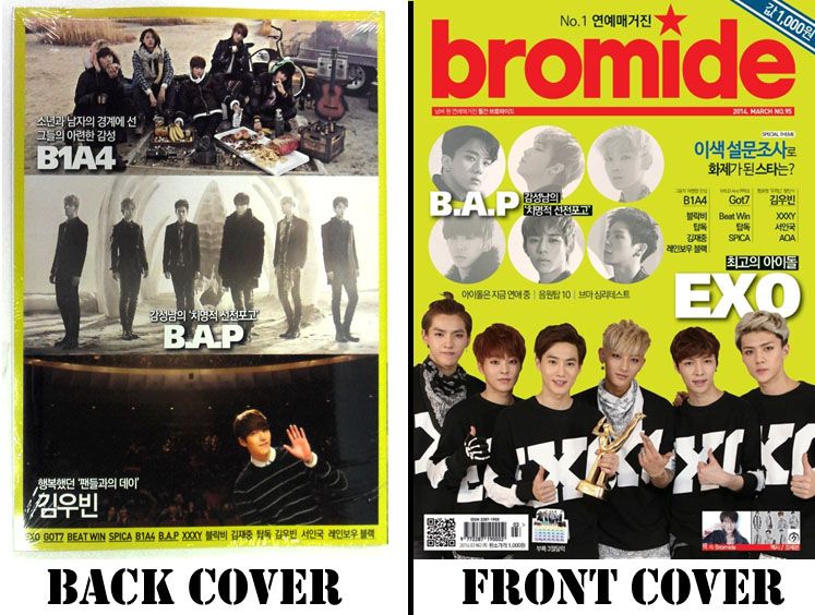 p b1a4 got7 aoa korean korea k-pop magazine