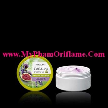 23411_Nature Secrets Hand Body Cream with Relaxing Lavender Fig - Kem dưỡng thể oriflame 23411_Nature Secrets Hand Body Cream with Relaxing Lavender Fig - Kem dưỡng thể oriflame