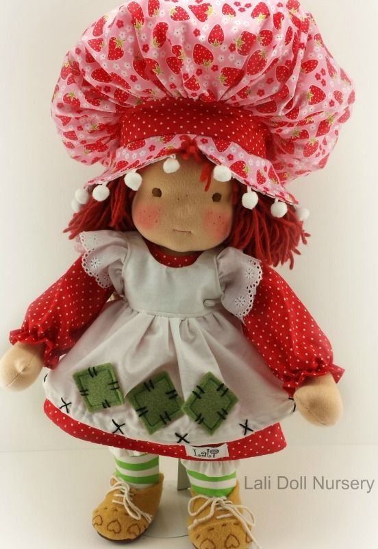 Strawberry Waldorf Doll