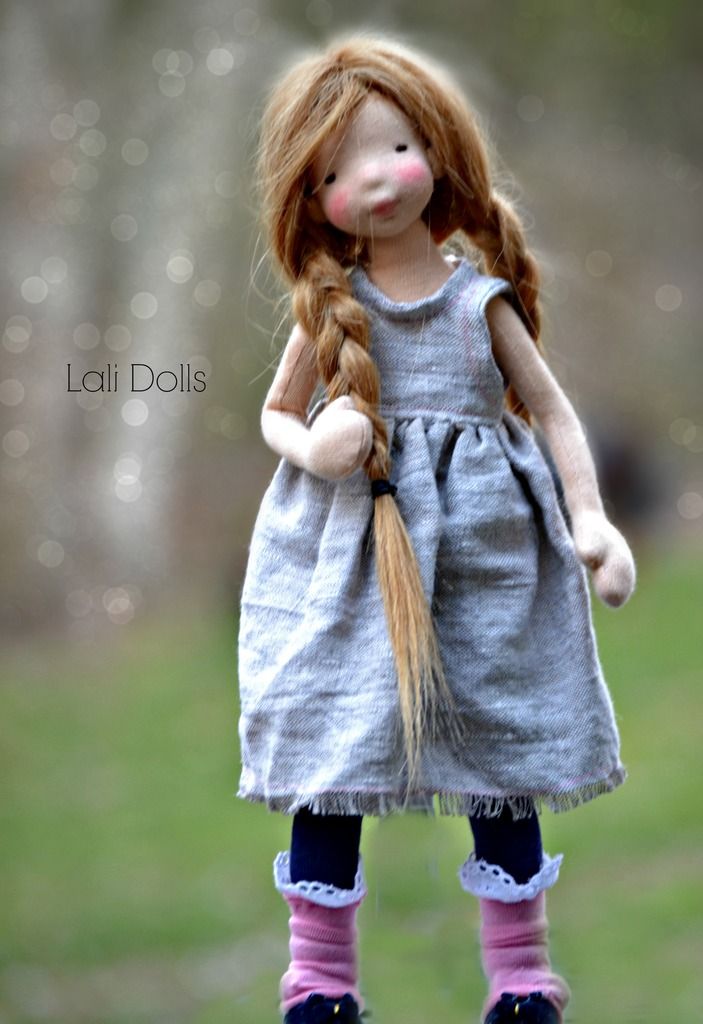 Dayle 12" natural fiber art doll Dayle 12" natural fiber art doll