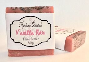 Ayerloom Essentials Vanilla Rose Three Butter Soap
