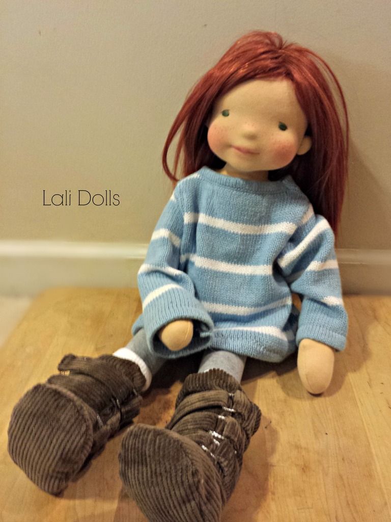 Noor 21" art doll Noor 21" art doll