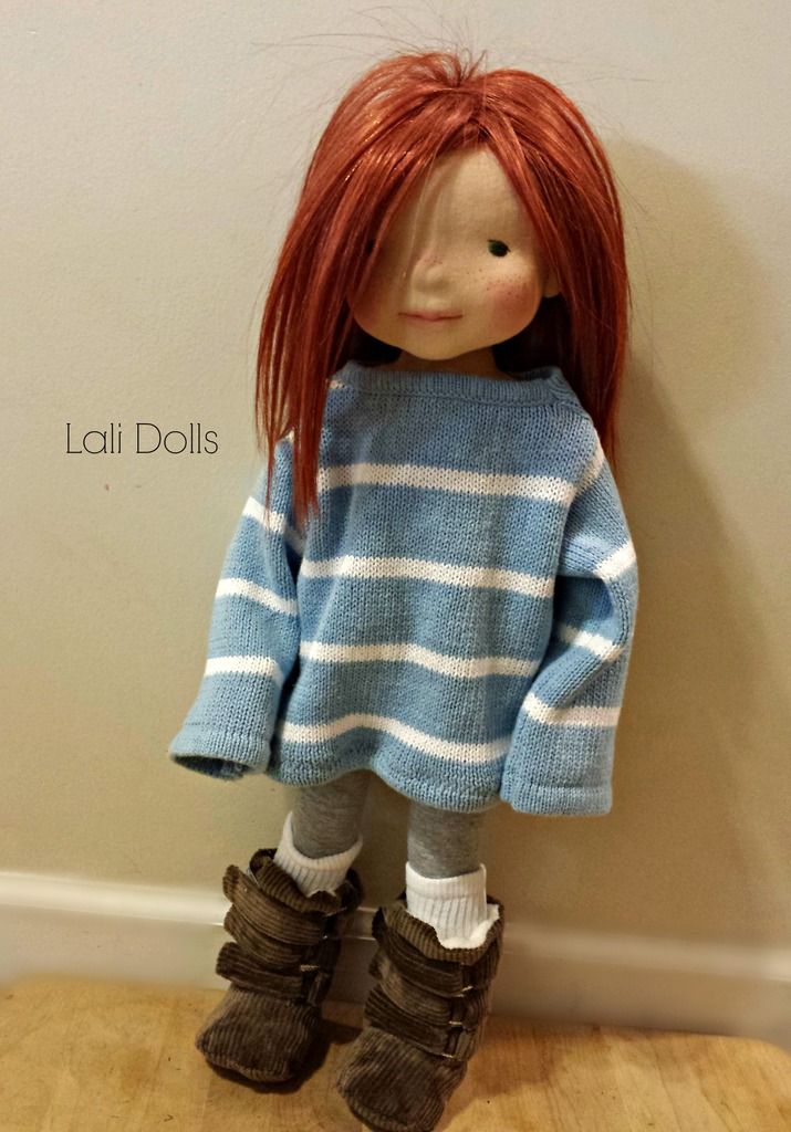 Noor 21" art doll Noor 21" art doll
