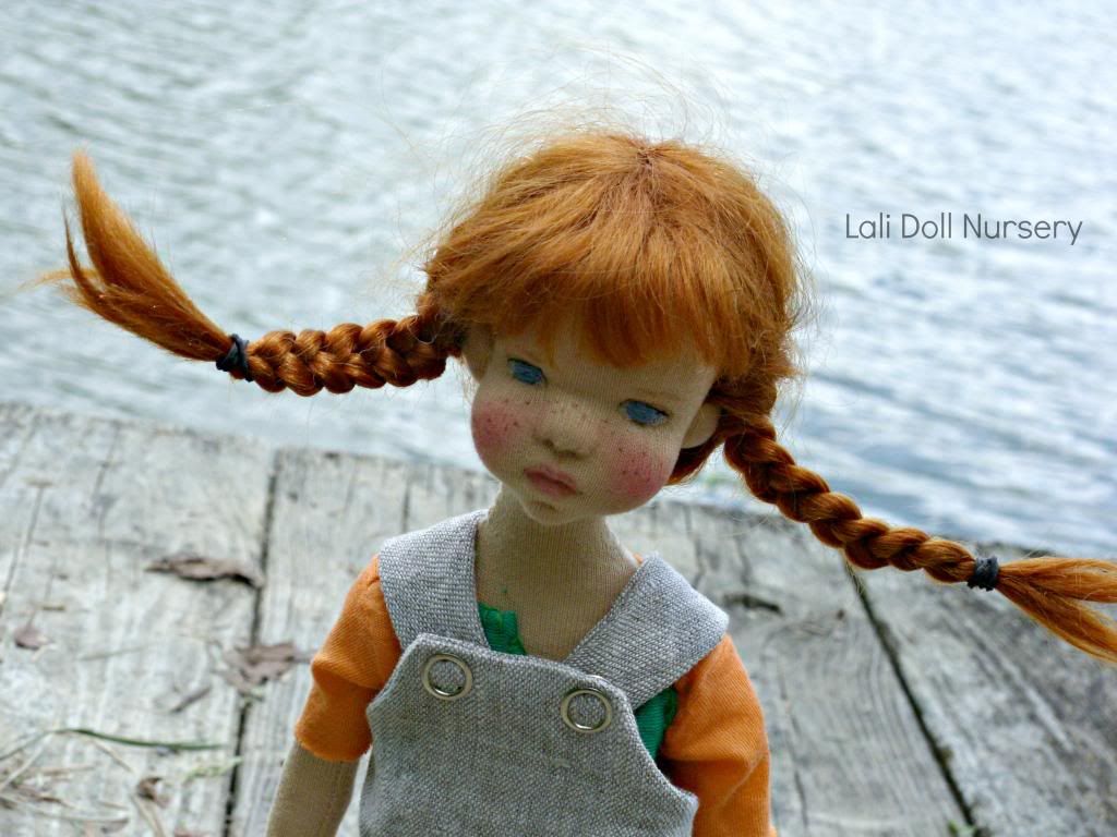 Pilar - Pippi inspired art doll