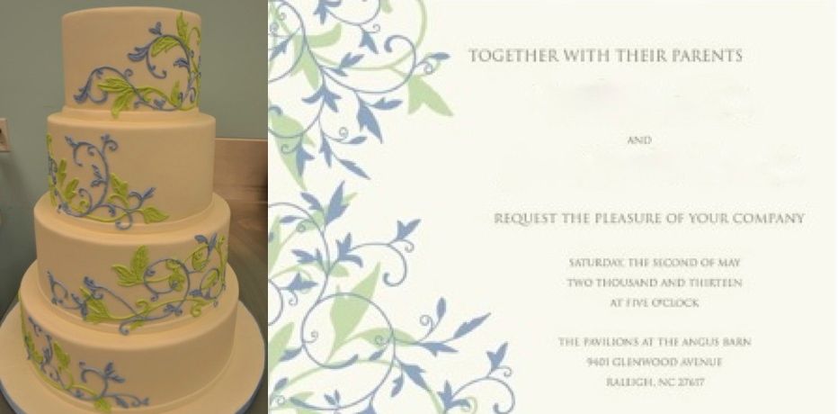 Designing a Wedding Cake with Personality-Sugarland Cake to Match Your Invitations Designing a Wedding Cake with Personality-Sugarland Cake to Match Your Invitations
