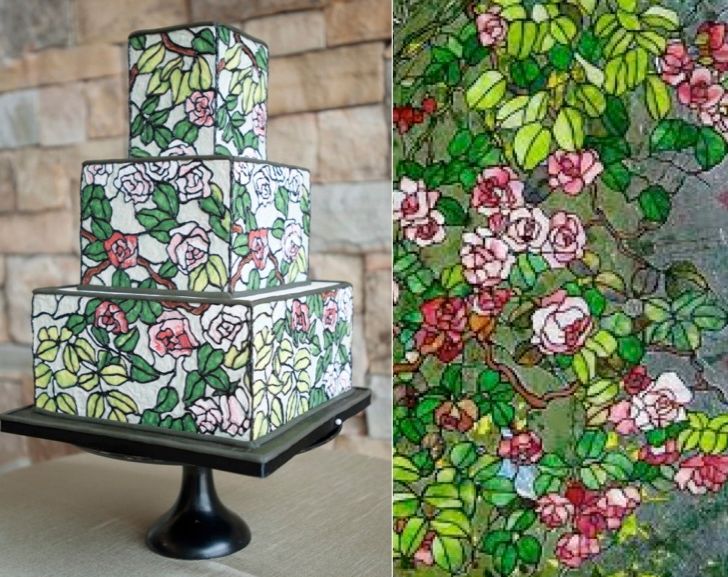 Designing a Wedding Cake with Personality-Sugarland Stained Glass Wedding Cake Designing a Wedding Cake with Personality-Sugarland Stained Glass Wedding Cake