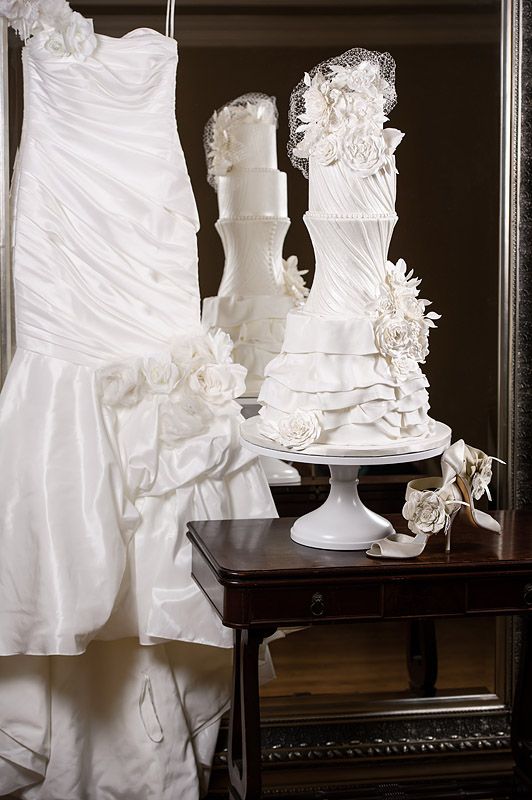 Designing a Wedding Cake with Personality- Sugarland Dress Cake Designing a Wedding Cake with Personality- Sugarland Dress Cake