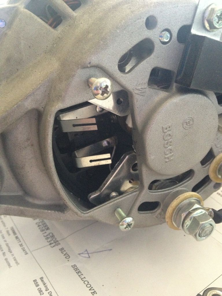 Bosch 120A Alternator regulator brushes
