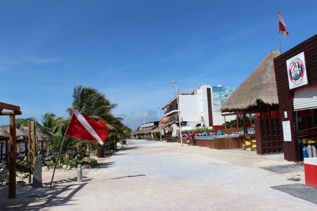Mahahual-Banco Chinchorro-Bacalar para recordar... - Blogs de Mexico - Segundo Dia: Paseo por Mahahual y Snorkel en el Arrecife Local. (11)
