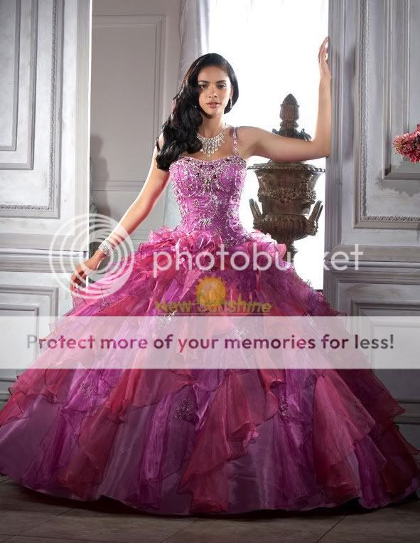   Party Masquerade Helloween Evening Prom Dress Ball Gowns Custom made