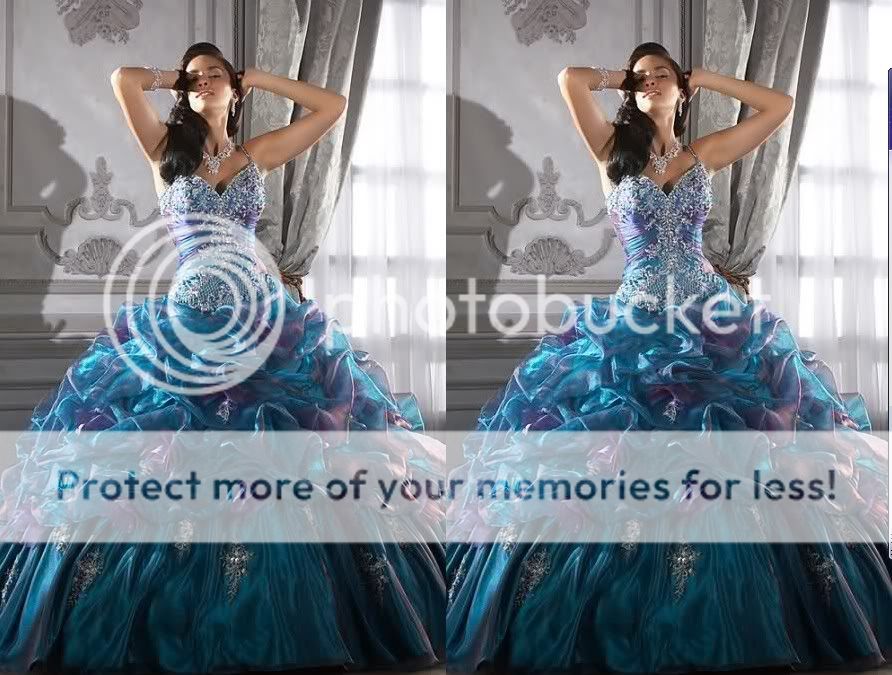   Quinceanera dress Prom Ball Gowns Evening Dresses SZ8 18 Stock  