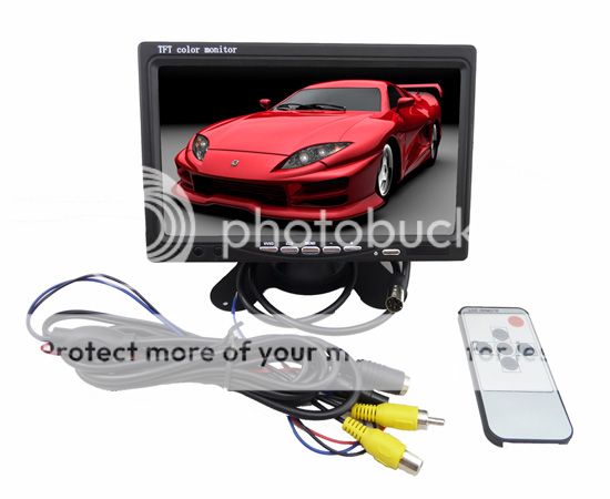 TFT LCD Car Rear View Monitor 2 4G Wireless Car Backup Camera Night 